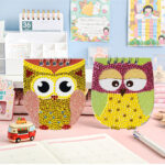 Cross  Handmade DIY Owl Notebook Child