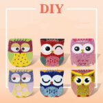 Cross  Handmade DIY Owl Notebook Child