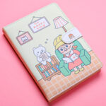 Simple Ins Style Leather Portable Notebook
