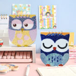 Cross  Handmade DIY Owl Notebook Child