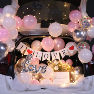 Car Trunk Surprise Arrangement Set Child Girlfriend Birthday Confession Balloon Proposal Decoration Romantic Dress