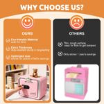 Pink Combination Lock Piggy Bank  Children's Money Bank Gift Fostering Saving Habits