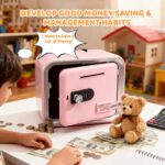 Pink Combination Lock Piggy Bank  Children's Money Bank Gift Fostering Saving Habits