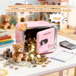 Pink Combination Lock Piggy Bank  Children's Money Bank Gift Fostering Saving Habits