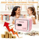 Pink Combination Lock Piggy Bank  Children's Money Bank Gift Fostering Saving Habits