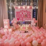 Fashion Proposal Props Romantic Surprise Scene Layout Creative Letter Lights