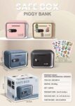 Pink Combination Lock Piggy Bank  Children's Money Bank Gift Fostering Saving Habits