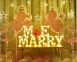 Fashion Proposal Props Romantic Surprise Scene Layout Creative Letter Lights